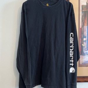 Carhartt -BLK LRG REG Men's Long Sleeve T-Shirt, Logo